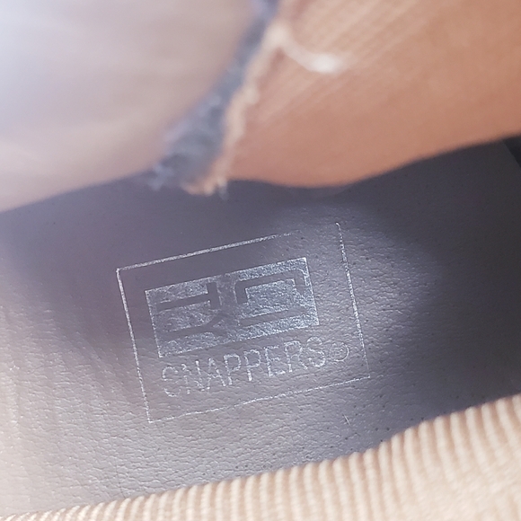 Vintage 90s Y2K Platform Lace Up Boots Chunky Brown Faux Leather Women's Size 10 - Picture 10 of 11